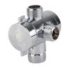 G1/2 Inch Thread Shower Diverter Valve Chrome Finished Bidet Diverter Valve  Bathroom  Use
