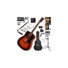 YAMAHA Acoustic Guitar Beginner's Set: The Ultimate 19-Piece Set Including a Harmonica (FG820/BS - Brown Sunburst)