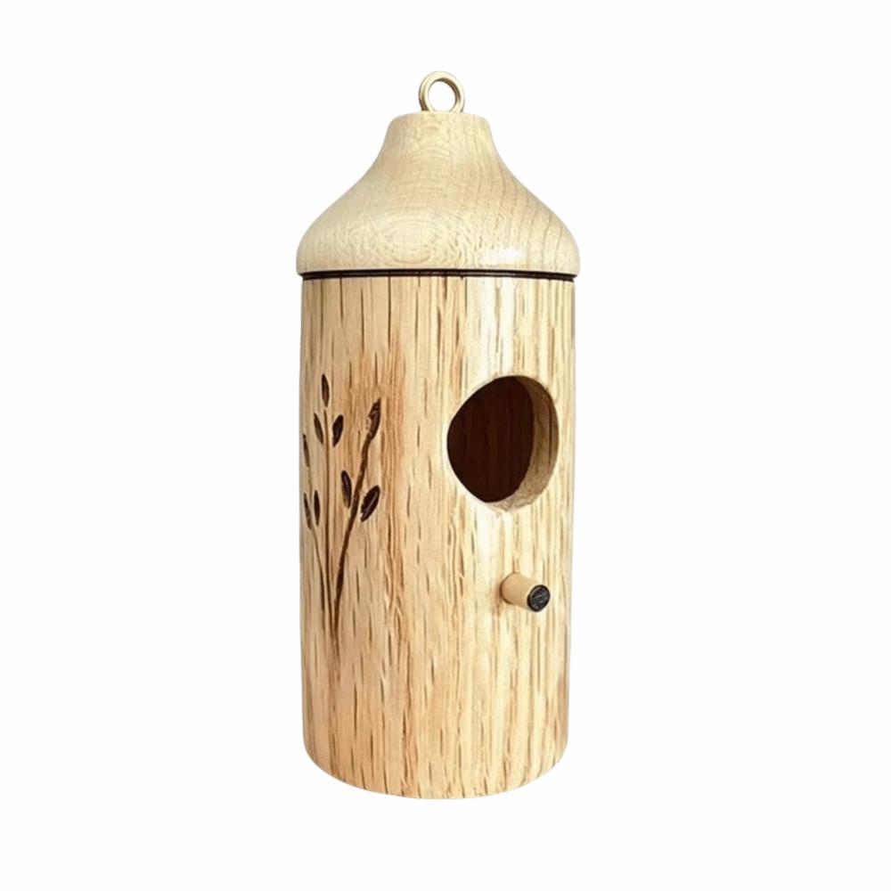 Wooden Hanging Bird House Handmade Pet Cottage Pet Cottage Hummingbird House Outdoor Decoration
