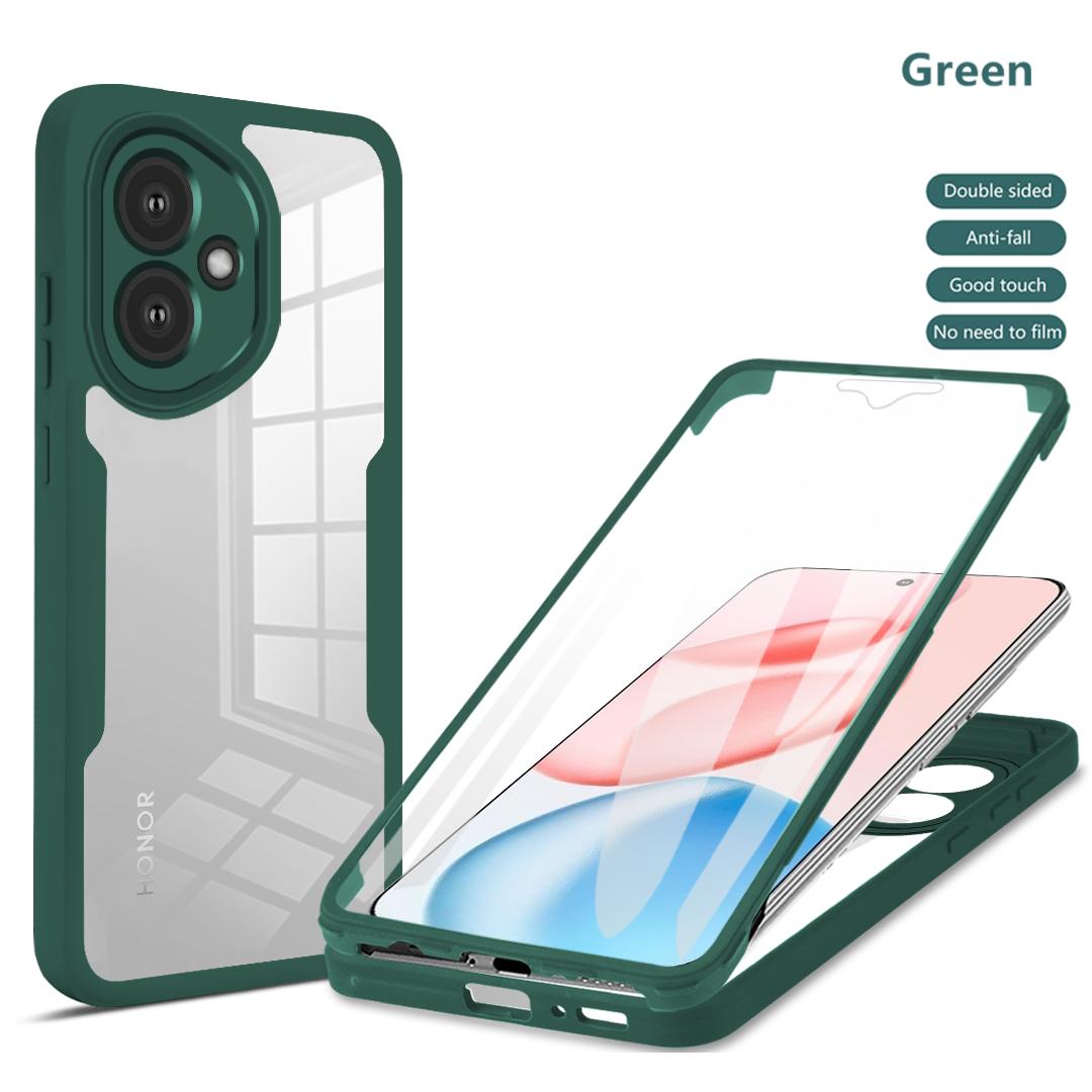 

Противоударный чехол с полной защитой корпуса для Honor 400 Pro Honor 400 Lite 5G Защитная крышка Защитная пленка для экрана Fundas Coque Capa Honor 400 Lite зелёный