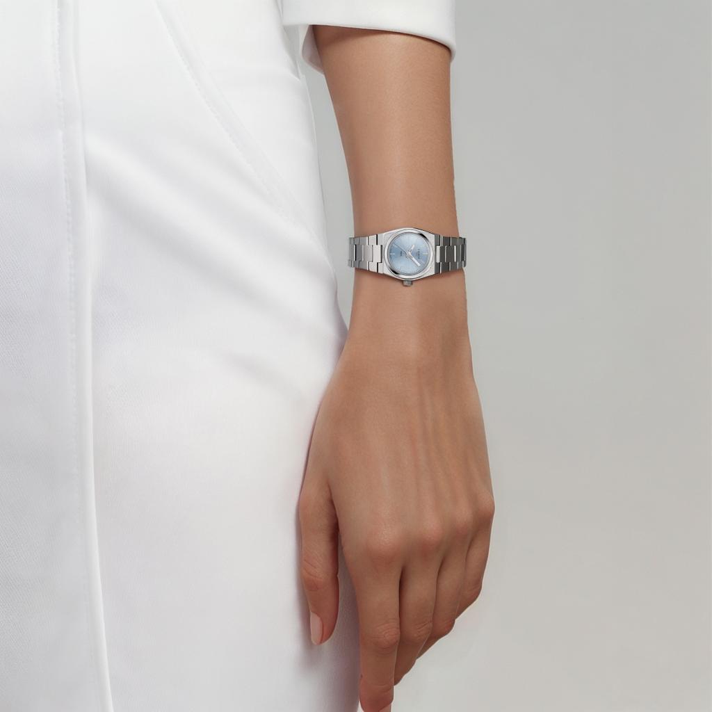 Tissot Quartz Movement 100m Water Resistance Women's Watch 25mm Blue Dial Stainless Steel Case T137.010.11.351.00