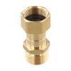 Swivel Joint Fitting for Pressure Washer with M22 15mm Thread In Brass 360 Degree Rotation and Hose Protection