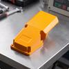 Metal Foot Pedal Guard Cover | Heavy Duty, for Machinery Stations Gray Lt4 Top