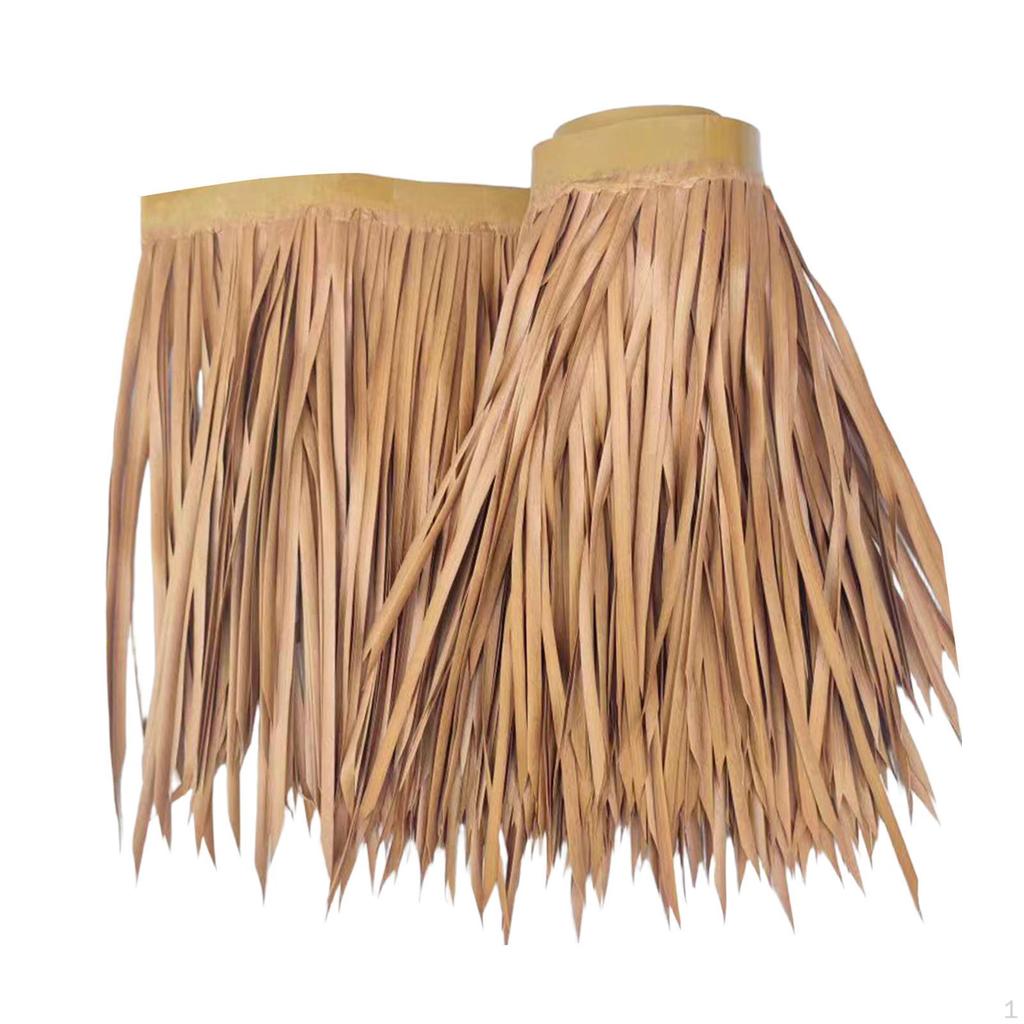 And Decorative Artificial Thatch Roof Accessory for Thatched Cottages, Grass Skirt Bar, Cabins,