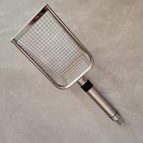 Fine hole mineral sand rutin chicken colander pet supplies plastic handle cat litter shovel artifact stainless steel shovel