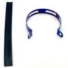 LEXOR Schalband Schal Halterung Fahrrad Motorrad Custom Edelstahl 100 Blau