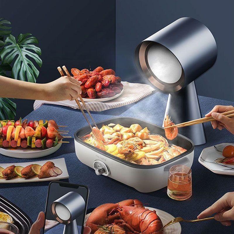 Gospodarstwo Domowe Mały Blatowy Okap Kuchenny Przenośny Oczyszczacz Rozkładu Oparów Olejowych Mini Ręczne Urządzenie do Odprowadzania Dymu