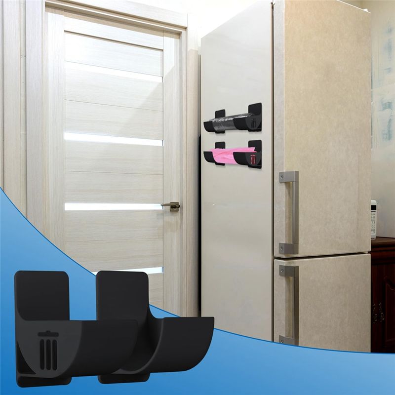 M-Modern-4Pcs Trash Bag Holder,Trash Bag Dispenser Roll Holder Wall Mount Shopping Grocery Bag Roll Holder For Cabinet Kitchen