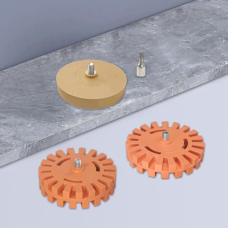 Easy To Use Adhesive Eraser Remove Wheel Sturdy Rubber Wheel for Effortless Removal of Decals and Tape Residues On Car