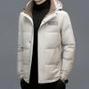 Winter Middle-aged Dad Down Jacket Sheepskin Men's Thickened Loose Coat Plus Velvet Lapel Down Jacket Men's Clothing