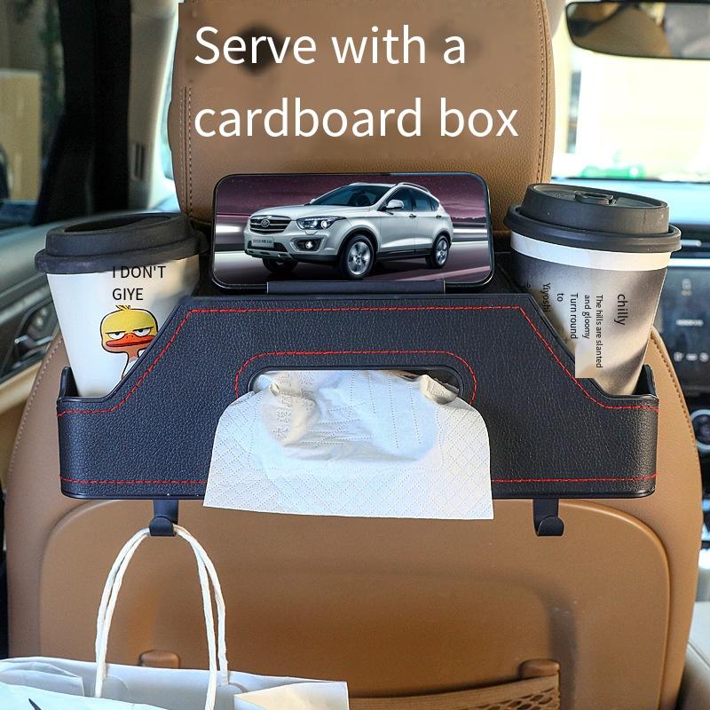 1PC Car Tissue Box Car Seat Back Storage iversal Multi-function Mobile Phone Holder Car Water Cup Holder Hook