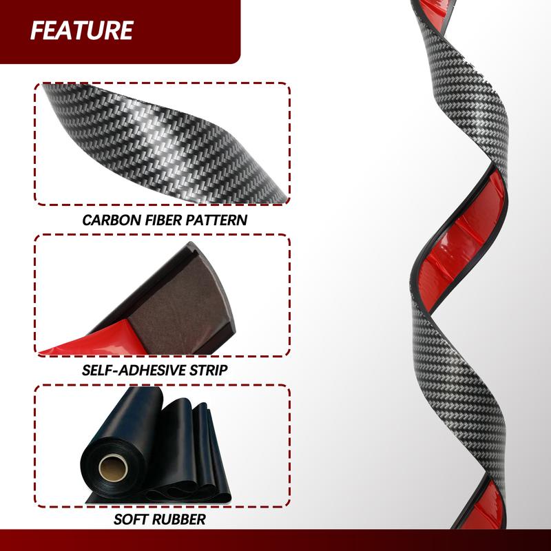 Universal Car Fender Flares Arches Rubber Wing Arch Extension Auto Wheel Lip Body Kit Protector Door Seal Cover Strip Mud Guard