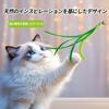 ZUNNY HJERBOF Cat Toy, Durable Cat Teaser, Imitation Dogweed, Includes a Fishing Rod, Interactive Cat Toy, Reduces Stress and Helps Cats Get More