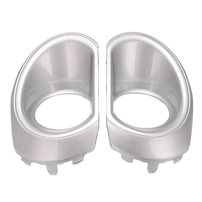 Car Front Bumper Fog Light Cover Silver Color Fog Lamp Trim 57731-AJ490 57731-AJ480 For Subaru Legacy Outback 2010-2014 Parts