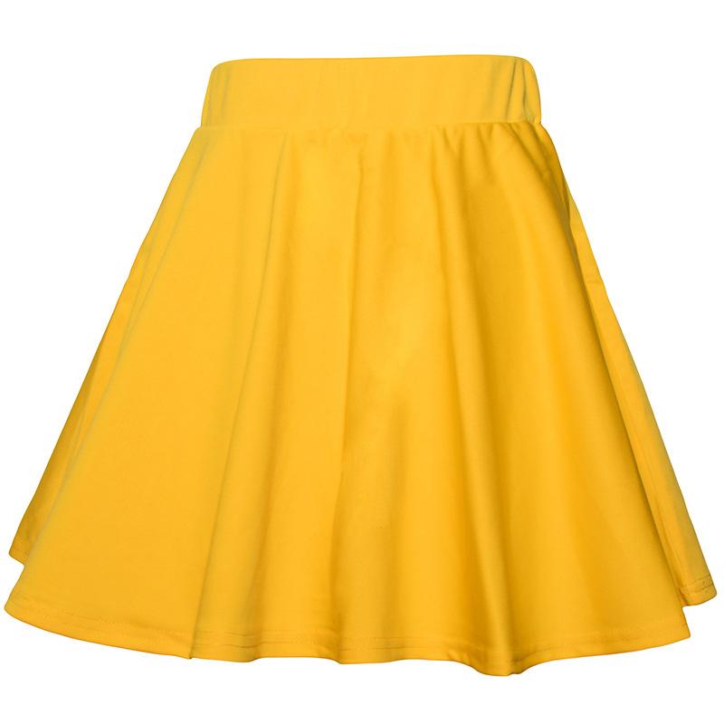 

Skirt Short Skirt Women’s Stretch A-line Skirt Plus Size Solid Colour Bubble Skirt Full Skirt High-waisted Fluffy Layered Tulle Tutu Skirt S