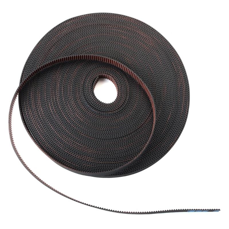 3D Printing  Timing Belt, 2M 5M  Open Timing Belt 9mm Width Rubber Fiberglass Fit for RepRap a  Rostock