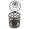 Iron Candle Holder European Retro Iron Rust Protection Elegant Style Vintage Candle Holder for