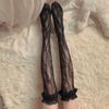Lolita Lace Stockings Women Girls Over Knee Socks Female Jk Long Stocking