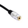 25cm Adapter Cord 3.5mm Female To 2RCA Male Cable Extension Line Gold Plated Connectors Designing
