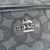 Used COACH Shoulder Bag F29960 Signature canvas/leather gray black casual