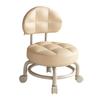 Adjustable Back Support Rolling Stool for Home Office