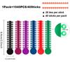 1040 Uds/40 Varillas De Ligadura Elástica De Ortodoncia Dental Bandas Coloridas Anillos Elásticos De Látex Para Soportes Herrami