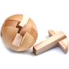 Wooden Puzzle Magic Ball Interlocking Assembly Brain Teasers Kids And Adults IQ Games Luban Lock Educational Intellectual Toys