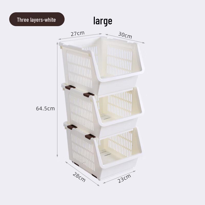 Stackable Slanted Storage Basket
