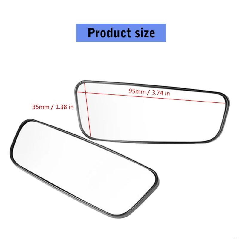 2025 New Universal Rearview Detection Mirror Wide View Rainproof Auto Accessory 2x