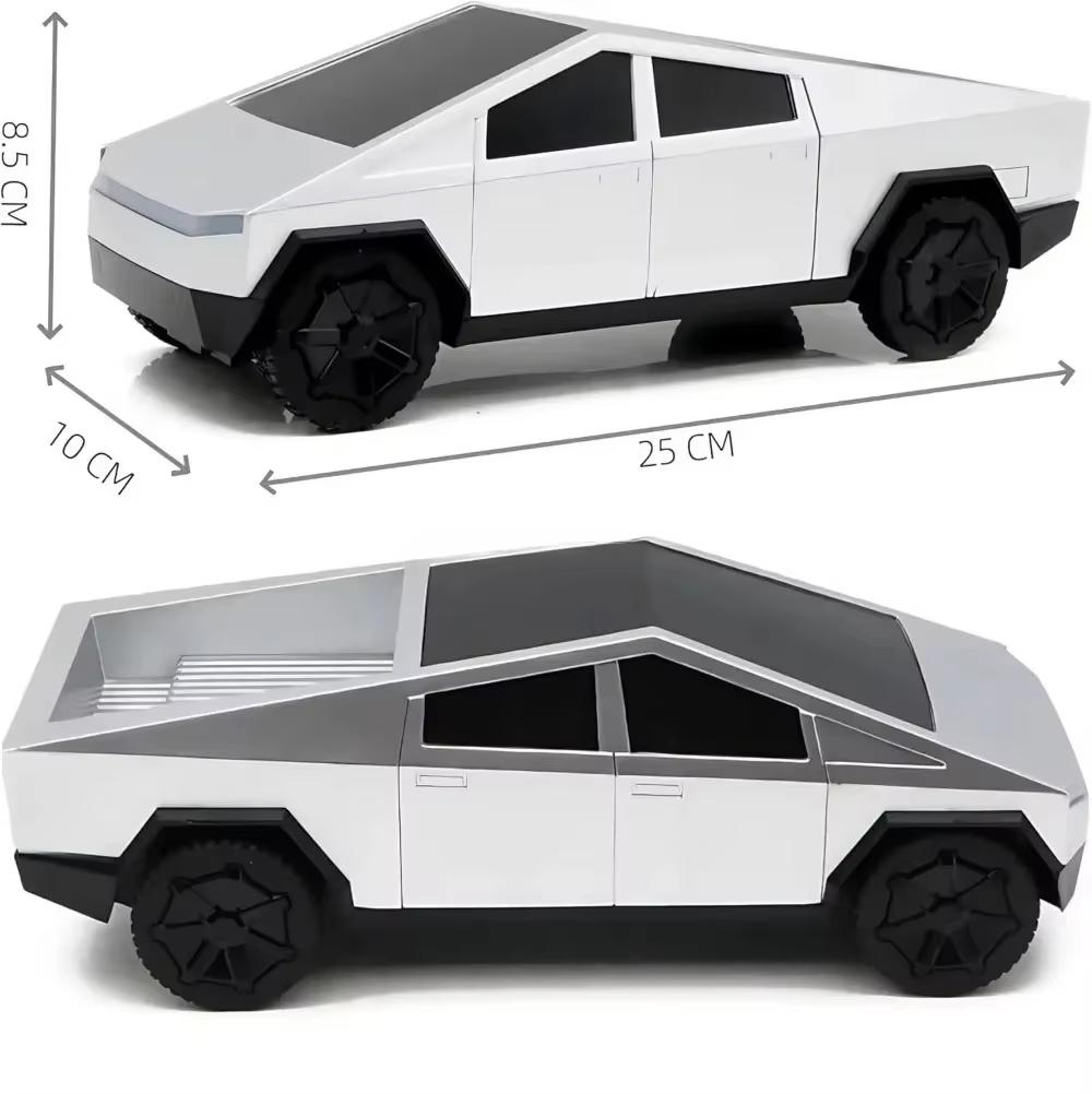1:24 RC Cybertruck Pickup 4WD Off-Road Remote Control Car, 27Mhz High-Speed Dual Motor Truck with LED Lights,Gift for Boys Kids