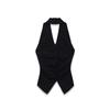 European & American Style Women's Versatile Spaghetti Strap Pleated Knit Halter Top - High Quality, Hot Selling