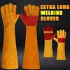 35/45/60cm Outdoor Welding Gloves Flexible Long Sleeves Barbecue Gloves  Farms