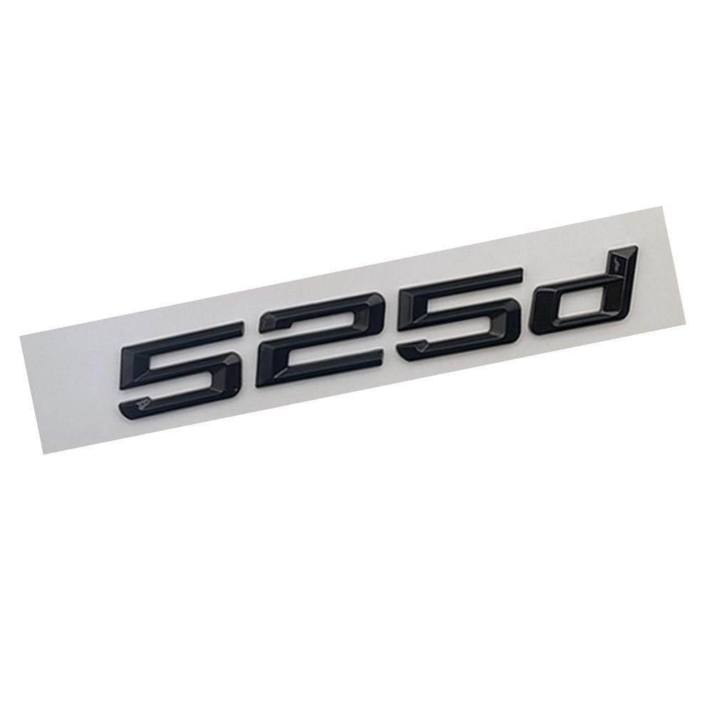 For BMW 530d 520d 535d 525d Car Fender Side Stickers Rear Bumper Stickers Rear Door Trunk Badge Adhesive Accessories