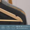 ELONG HOME Wooden Clothes Hangers with Non-Slip Indents and Trouser Bars, Shape-Retaining, 360-Degree Rotating Slim Clothes Hangers for Suits, Shirts,