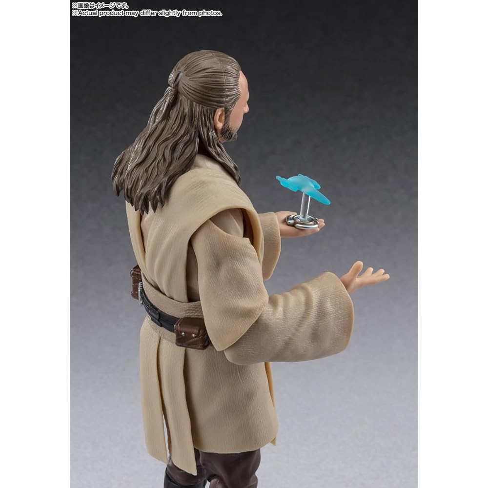 TAMASHII NATIONS S.H. Figuarts Qui-Gon Jinn Star Wars The Phantom Menace 150mm PVC ABS Fabric Action Figure