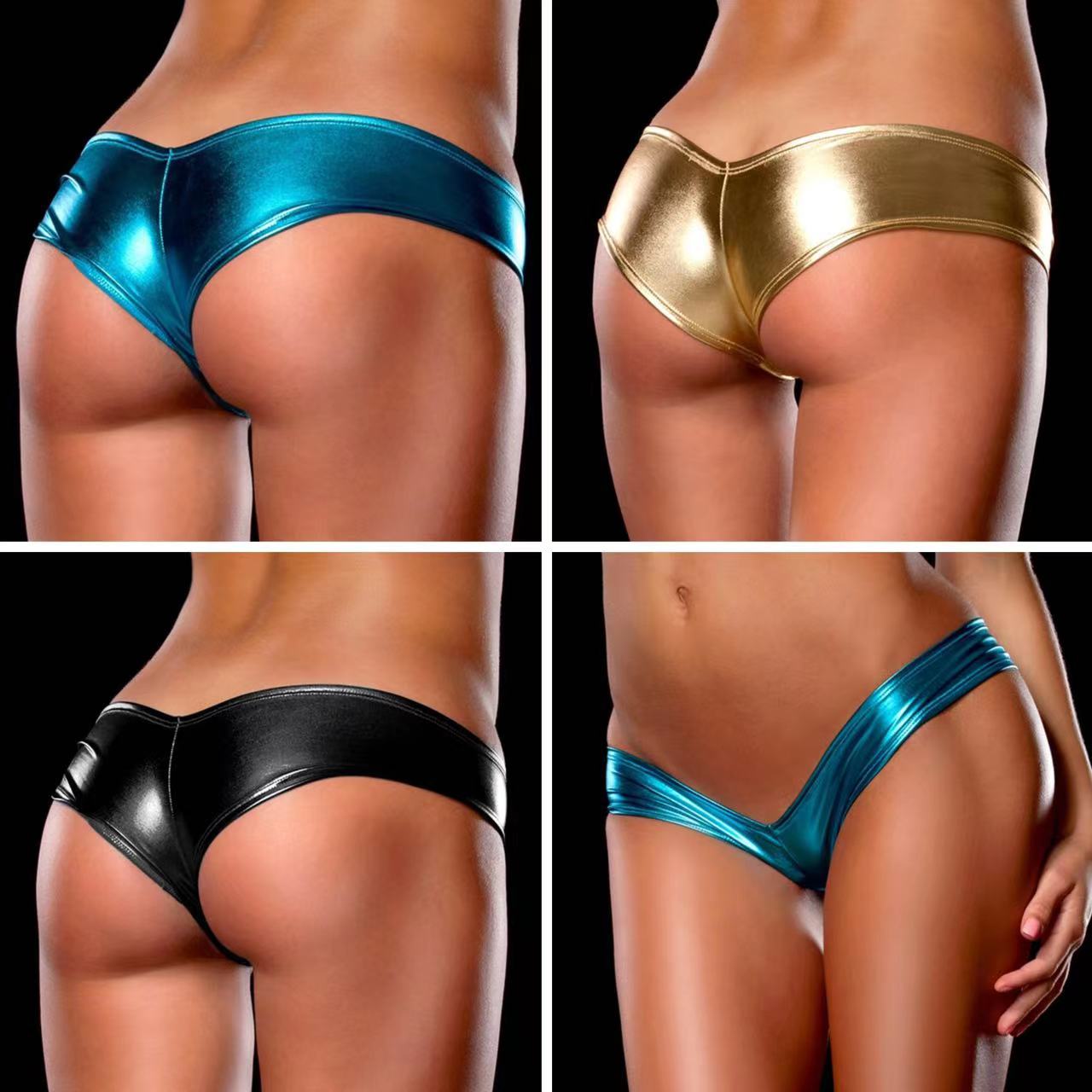 

3 шт./лот 1черный+1синий+1золотой женские трусики сексуальное нижнее белье One Size