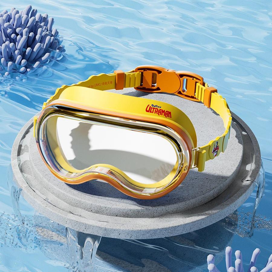 Ultraman Childrens Swimming Goggles With Waterproof Pc Lenses For Kids Recreational Swimming