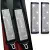 JDDRY 2 Shiny Safety Belt Cover set,Women's Shiny Seatbelt Cover,Car Seat Belt Shoulder pad,General Automotive Interior Accessories Suitable for