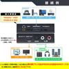 BLUPOW 4K60Hz HDR HDMI Audio Splitter Optisch Optisch Digital Audio Splitter HDMI Sound Splitter Kompatibel Kompatibel mit Home Game VA126 2.0 (Audio