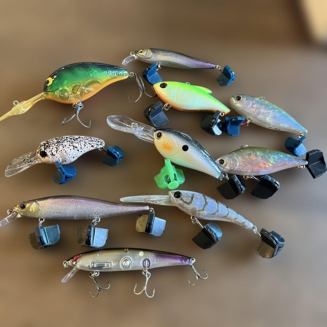 Used Lure set Nollies Jackal Bottom up Megabass Teckel Lucky