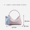 Spring High-end Niche Design Cowhide Handbag High-end Underarm Shoulder Leather Pillow Women's Bag