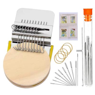 Darning Kit Clothing Mending Supplies Small Darning Loom Kit for Craft Enthusiasts Home Travel Quilters Tailors Sewers Costume