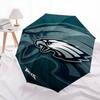 PHI Eagles pattern, automatic folding umbrella, portable and foldable design, 8 ribs, a Christmas or birthday gift.