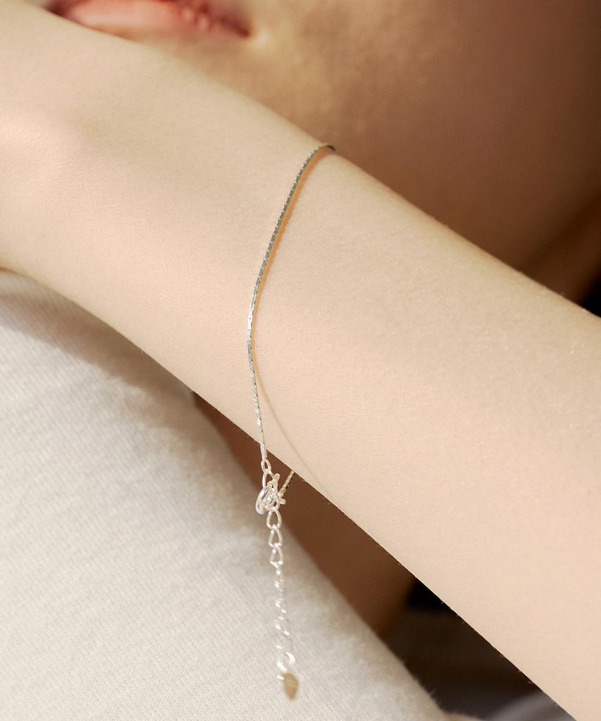 Silvertag Sib-26Ss1 925 Silver Layered Skin Bracelet
