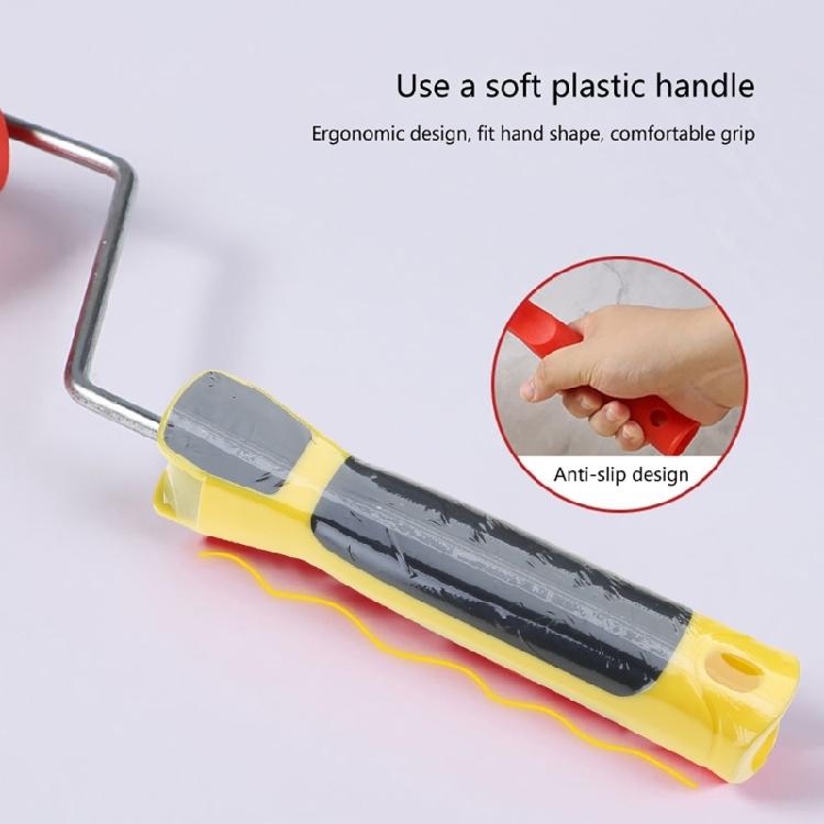 Multifunction Wall Putty Roller with Comfortable Handle Drywall Finishing Roller Paint Roller with Handle for Even Coating