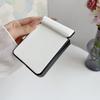Slim Pastel Color Leather Case for Samsung Z Flip 7 Flip 7 Fe Galaxy Z Flip 6 5 Foldable with Hinge Shockproof Protective Cover