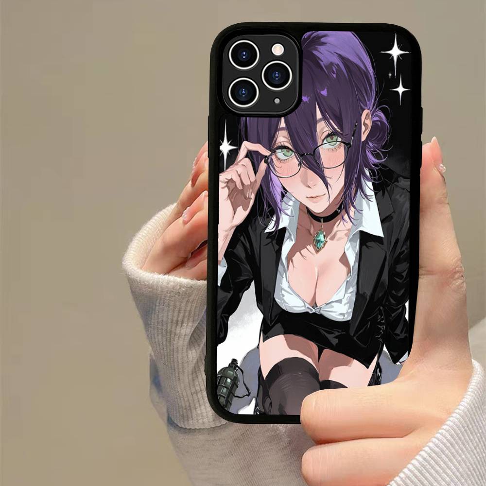 Chainsaw Man The Movie Reze Arc For iPhone 17 16 15 14 13 12 11 Mini Pro Max Plus PC+TPU Back Phone Cover