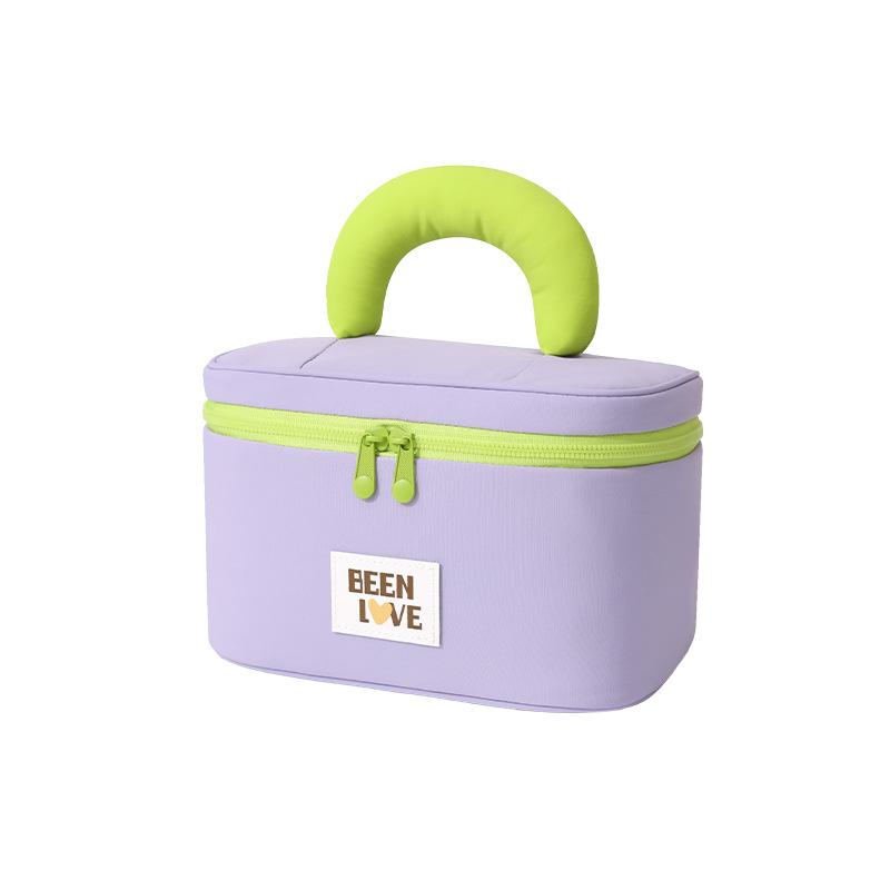 Large Capacity Waterproof Nylon Handheld Travel Makeup Cosmetic Storage Bag