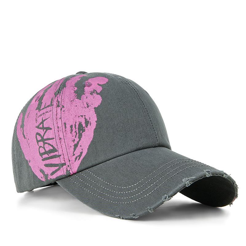 Весной и летом новая рваная уличная трендовая кепка с граффити для мальчиков и девочек — фото 7