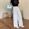 Acetate Fleece Air Pants Summer Thin Lazy Wind Loose Casual Pants Women's Versatile High Waist Thin Quick-drying Scimitar Pants